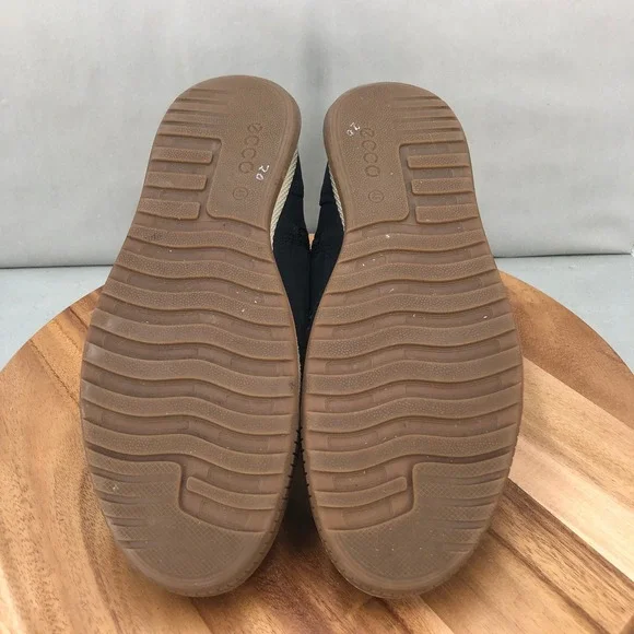 ECCO Byway Waterproof Boots Side Zip Mens 45 / 11 Black Leather Lace Up Comfort - Picture 7 of 8